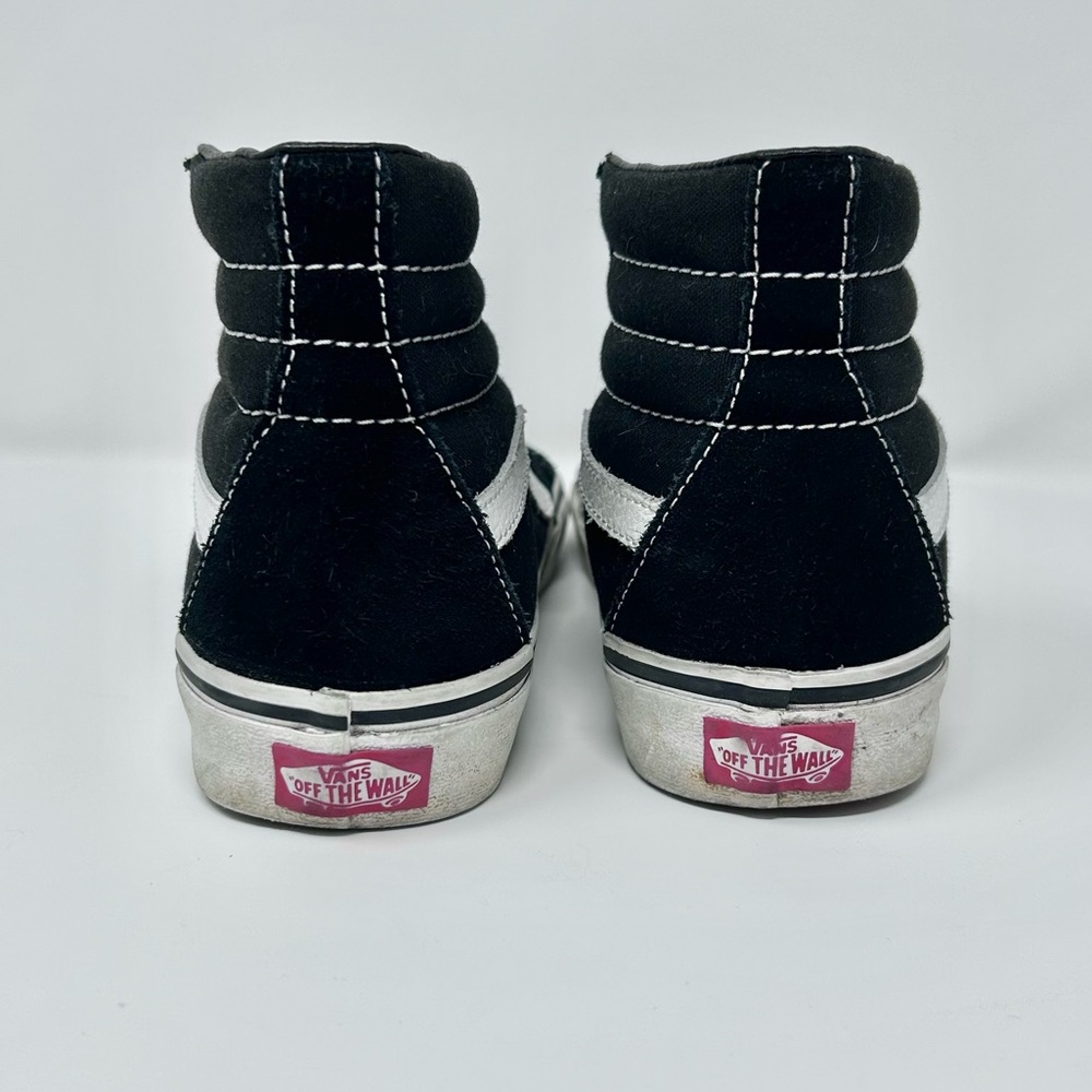 Vans SK8 Black & White High-Top Skate Sneakers Mens 4 / Women’s 5.5 - Picture 3 of 7